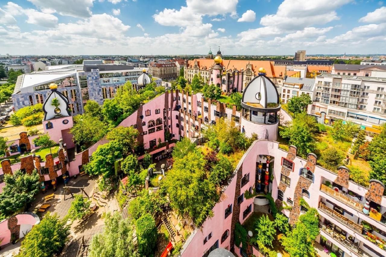 Aparthotel Magdeburg Ngoại thất bức ảnh